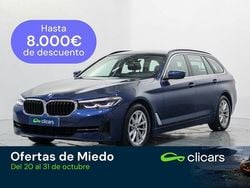 Azul Usado 2020 BMW 520 Familiar | 26.990 € (Precio justo)