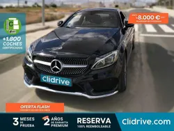 Negro Usado 2017 Mercedes C220 Coupe | 24.490 € (Precio justo)