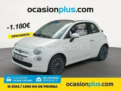 Blanco Usado 2018 Fiat 500C Lounge Descapotable | 10.790 € (Precio justo)
