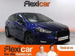 Azul Usado 2017 Ford Focus ST-Line | 10.990 € (Precio justo)