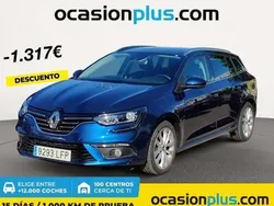 Azul Usado 2020 Renault Mégane GrandTour Zen Familiar | 12.773 € (Buen precio)