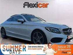 Blanco Usado 2017 Mercedes C220 AMG line Coupe | 23.990 € (Precio justo)