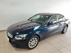 Azul Usado 2018 Mercedes C200 Berlina | 18.800 € (Precio justo)