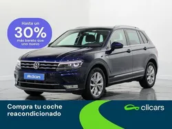 Azul Usado 2017 VW Tiguan Sport SUV | 20.990 € (Precio justo)