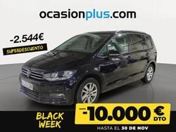 Negro Usado 2022 VW Touran Advance Monovolumen | 26.490 € (Precio justo)