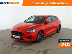 Rojo Usado 2020 Ford Focus ST-Line Berlina | 16.399 € (Precio justo)