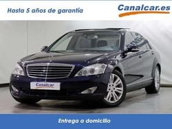 Azul Usado 2008 Mercedes S500 Berlina | 21.878 €