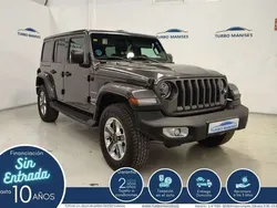 Gris Usado 2020 Jeep Wrangler Unlimited Sahara SUV | 46.990 € (Precio justo)