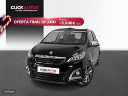 Negro Usado 2021 Peugeot 108 Allure Utilitario | 10.200 € (Precio justo)