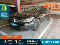 Negro Usado 2017 Mercedes C300 Berlina | 22.190 € (Precio justo)