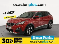 Rojo Usado 2020 Peugeot 3008 Allure SUV | 14.990 € (Precio justo)