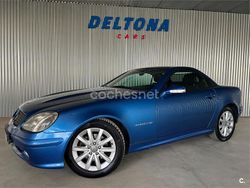 Azul Usado 2000 Mercedes SLK200 Descapotable | 7900 € (Precio justo)