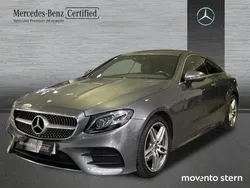 Selenitgrey metallic paint Usado 2017 Mercedes E220 AMG line Coupe | 33.800 € (Buen precio)