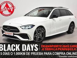 Blanco Usado 2023 Mercedes C300e AMG line Familiar | 39.990 € (Super precio)