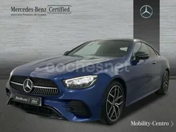 Azul espectral metalizado Usado 2023 Mercedes E220 Coupe | 58.500 € (Precio justo)