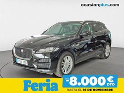 Negro Usado 2016 Jaguar F-Pace Pure SUV | 17.900 € (Un poco caro)