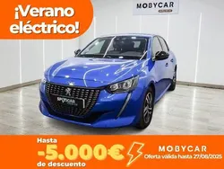 Azul Usado 2021 Peugeot e-208 Active Utilitario | 22.995 € (Caro)