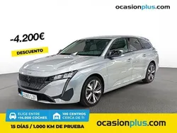 Gris Usado 2022 Peugeot 308 Allure Familiar | 20.400 € (Precio justo)