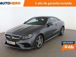 Gris Usado 2018 Mercedes E220 AMG line Coupe | 33.899 € (Precio justo)