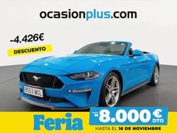 Azul Usado 2022 Ford Mustang GT Convertible Descapotable | 48.690 € (Precio justo)