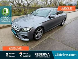 Gris Usado 2017 Mercedes E220 Berlina | 23.890 € (Precio justo)