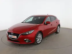 Rojo Usado 2016 Mazda 3 Luxury Utilitario | 13.699 € (Un poco caro)