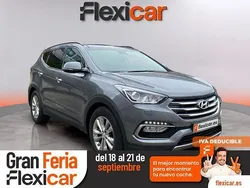 Gris Usado 2017 Hyundai Santa Fe Style SUV | 20.990 € (Precio justo)