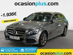 Gris Usado 2017 Mercedes C200 Avantgarde Familiar | 19.364 € (Un poco caro)