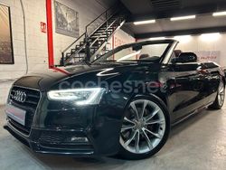 Negro Usado 2012 Audi A5 Cabriolet S-Line Descapotable | 16.990 € (Precio justo)
