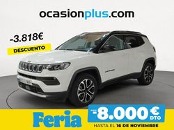 Blanco Usado 2023 Jeep Compass Limited SUV | 18.790 € (Buen precio)