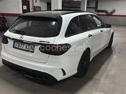 Blanco Usado 2017 Mercedes C220 AMG line Familiar | 25.000 € (Caro)