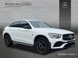 Blanco polar pintura unicolor Usado 2020 Mercedes GLC300 AMG line | 44.900 € (Precio justo)