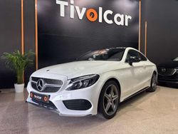 Blanco Usado 2017 Mercedes C220 Coupe | 25.500 € (Precio justo)