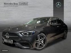 Gris grafito Usado 2022 Mercedes C220 AMG line Berlina | 41.900 € (Un poco caro)
