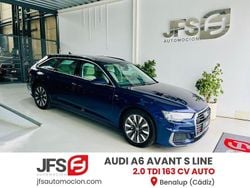 Azul Usado 2019 Audi A6 S-Line Familiar | 28.999 € (Buen precio)