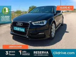 Negro Usado 2015 Audi A3 Sportback S-Line Utilitario | 14.890 € (Un poco caro)