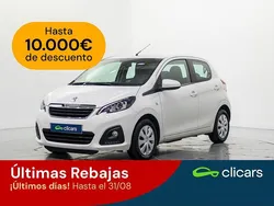 Blanco Usado 2021 Peugeot 108 Active Utilitario | 10.290 € (Precio justo)
