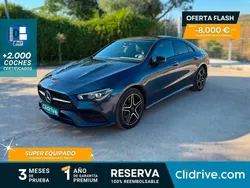 Negro Usado 2020 Mercedes CLA250e Berlina | 30.790 € (Precio justo)