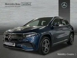 Denim blue metallic paint Usado 2021 Mercedes EQA250 AMG line SUV | 35.250 € (Un poco caro)