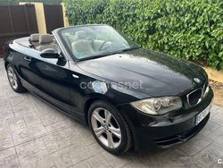 Negro Usado 2008 BMW 125 Cabriolet Descapotable | 9900 €