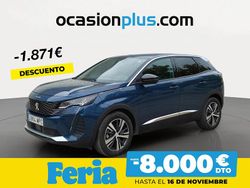 Azul Usado 2024 Peugeot 3008 Allure SUV | 20.590 € (Precio justo)