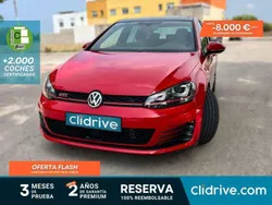 Rojo Usado 2017 VW Golf VII GTI Berlina | 22.990 € (Precio justo)