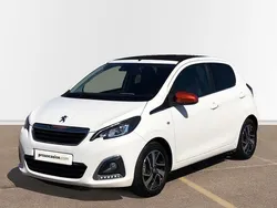Blanco Usado 2020 Peugeot 108 Roland Garros Utilitario | 10.900 € (Precio justo)