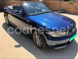 Azul Usado 2008 BMW 120 Cabriolet Descapotable | 7000 € (Precio justo)