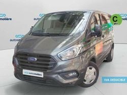 Gris Usado 2022 Ford Transit Custom Trend+ Familiar | 26.263 € (Un poco caro)