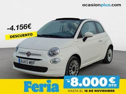 Blanco Usado 2022 Fiat 500 Dolcevita Descapotable | 11.090 € (Precio justo)