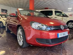 Granate Usado 2012 VW Golf Cabriolet Descapotable | 13.990 €
