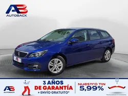 Azul Usado 2020 Peugeot 308 Style Familiar | 10.950 € (Precio justo)