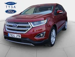Rojo Usado 2017 Ford Edge Titanium SUV | 23.990 € (Precio justo)
