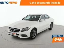 Blanco Usado 2014 Mercedes C220 Berlina | 17.999 € (Precio justo)